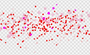 Soyut kalp valentine arka plan şenlikli ufuk ışık. Vektör çizim kart el ilanı davetiye afişini fiş için