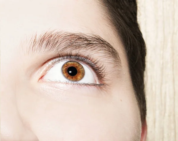 Obrázek krásné detailní pohled lidské oko — Stock fotografie