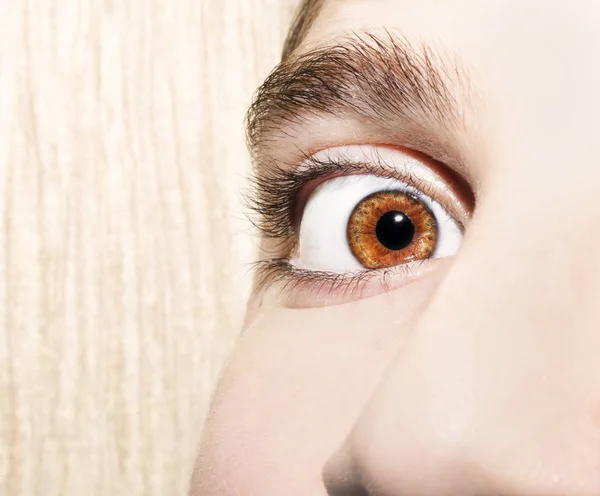 Obrázek krásné detailní pohled lidské oko — Stock fotografie