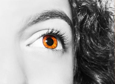 Güzel, anlayışlı bir bakış. Yakın çekim.