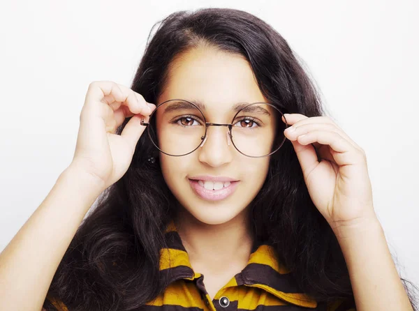 Imagen de una hermosa joven africana con gafas . —  Fotos de Stock