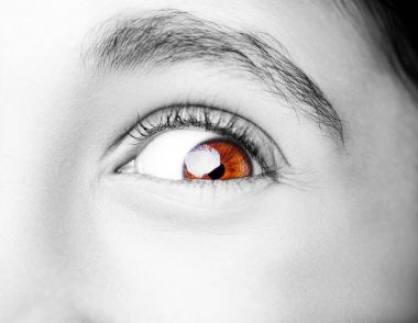 Güzel, anlayışlı bir bakış. Yakın çekim.