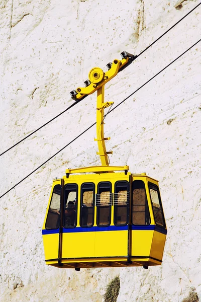 Teleferik Rosh Hanikra grotto İsrail için.