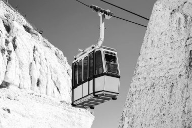 Teleferik Rosh Hanikra grotto İsrail için.