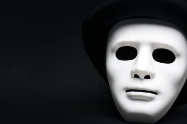 Beyaz insan maske 