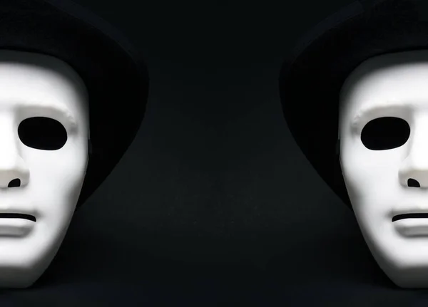 White human masks — Stock Photo, Image