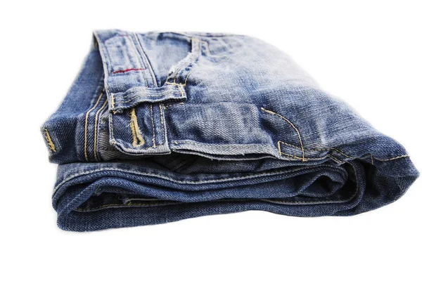 Denim jeans bakgrund med söm jeans mode design. — Stockfoto