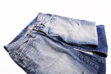 Denim kot arka plan kot pantolon dikiş ile moda tasarım. 