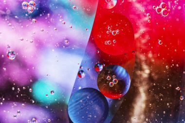 Sanatsal renkli arka plan ile baloncuklar.