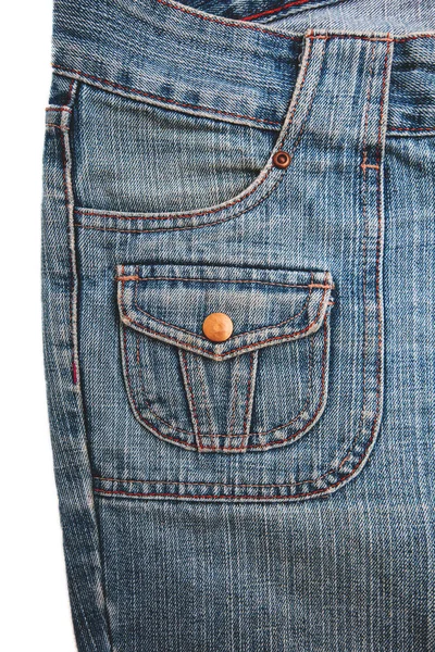 Jeans Hintergrund mit Naht von Jeans Mode-Design. — Stockfoto
