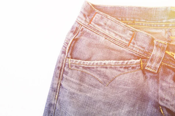 Denim fond de jeans avec couture de jeans fashion design . — Photo