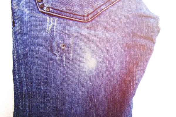 Jeans Denim fundo com costura de jeans design de moda . — Fotografia de Stock