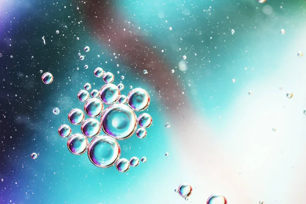 En kunstfærdig farverig baggrund med bobler . - Stock-foto