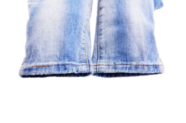 Denim kot arka plan kot pantolon dikiş ile moda tasarım. 