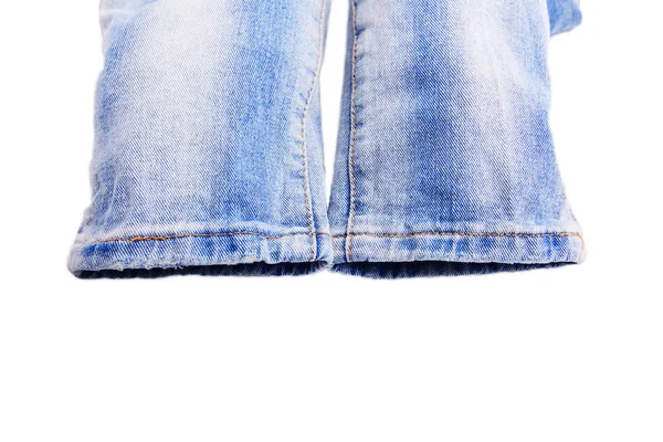 Denim Jeans Background With Seam of Jeans Fashion Design. — Stock Photo, Image