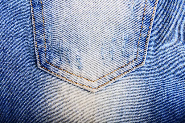Sfondo jeans denim con cucitura di jeans fashion design . — Foto Stock