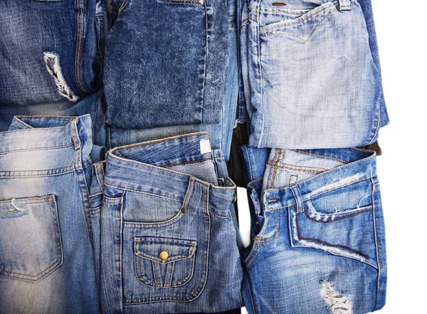 Sfondo jeans denim con cucitura di jeans fashion design . — Foto Stock