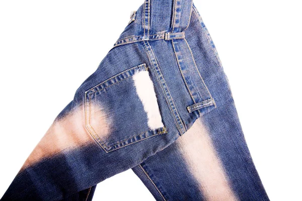 Denim jeans fondo con costura de diseño de moda jeans . — Foto de Stock