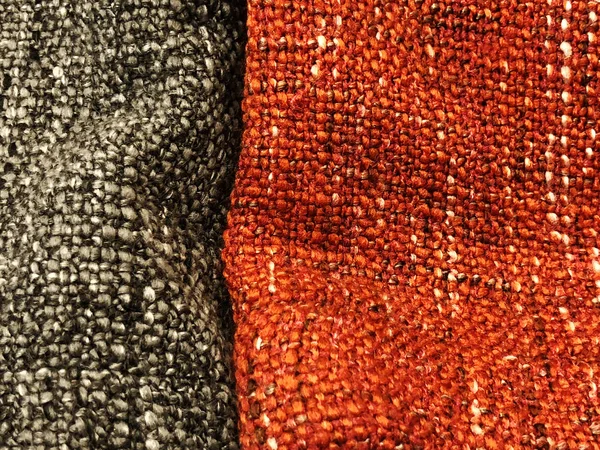 Ovanifrån av tyg textil yta. Närbild tyg textur. — Stockfoto