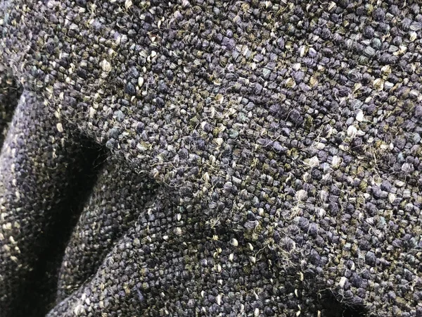 Vue de dessus de la surface textile en tissu. Texture du tissu en gros plan . — Photo