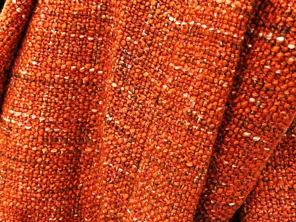 Ovanifrån av tyg textil yta. Närbild stickat tyg textur. — Stockfoto