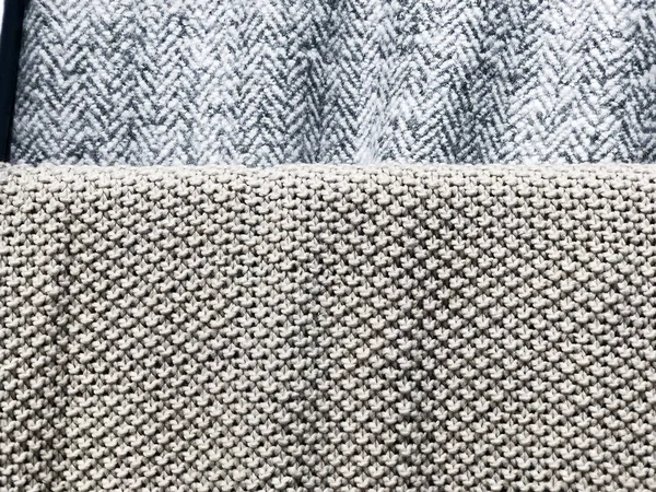 Textil textil felület felülnézet. Közeli kötött szövet szerkezete. — Stock Fotó