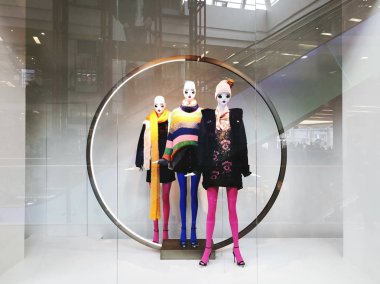 Lüks ve şık marka Vitrini.  