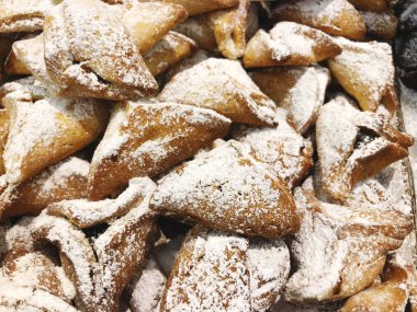 Geleneksel Yahudi tatil gıda - Purim Hamantaschen