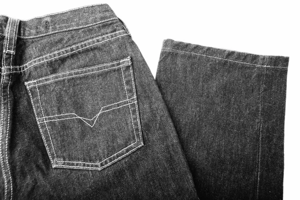 Denim kot arka plan kot pantolon dikiş ile moda tasarım. — Stok fotoğraf