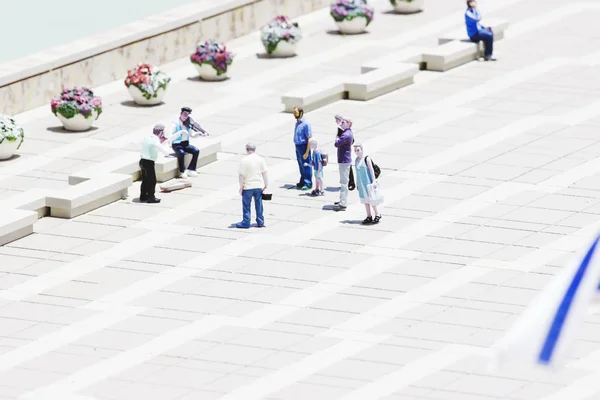 Museum of miniature architectural landmarks of Israel in the open air — Stock Photo, Image