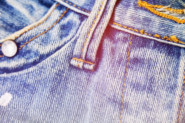 Denim fond de jeans avec couture de jeans fashion design . — Photo