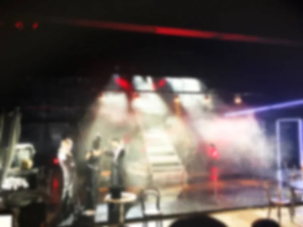 Abstrakter verschwommener Hintergrund. Auftritt auf der Bühne mit Unschärfeeffekt — Stockfoto