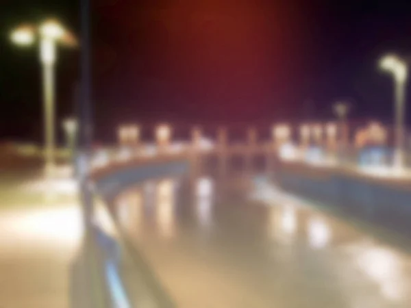 Blurred abstract night city as background. Bokeh. — Stock Photo, Image