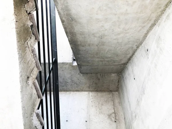 Construcción de escaleras de hormigón en obras — Foto de Stock