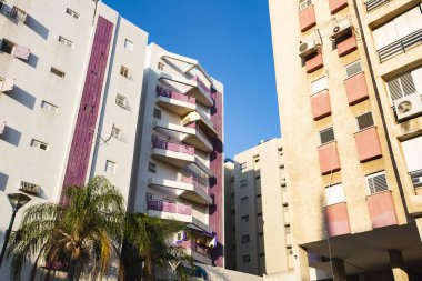 Rishon Le Zion, İsrail-23 Nisan 2018: yüksek konut bina Rishon Le Zion, İsrail.