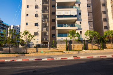 Rishon Le Zion, İsrail-23 Nisan 2018: yüksek konut bina Rishon Le Zion, İsrail.