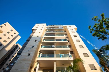 Rishon Le Zion, İsrail-23 Nisan 2018: yüksek konut bina Rishon Le Zion, İsrail.