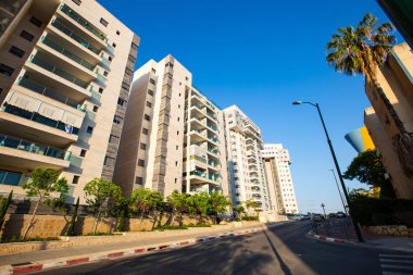 Rishon Le Zion, İsrail-23 Nisan 2018: yüksek konut bina Rishon Le Zion, İsrail.