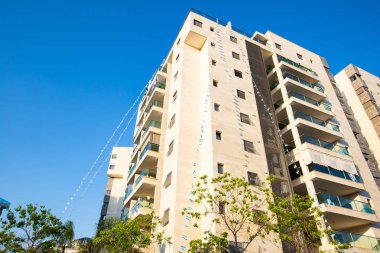 Rishon Le Zion, İsrail-23 Nisan 2018: yüksek konut bina Rishon Le Zion, İsrail.