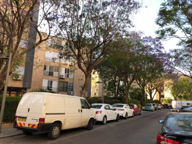 Rishon Le Zion, İsrail-23 Nisan 2018: yüksek konut bina Rishon Le Zion, İsrail.