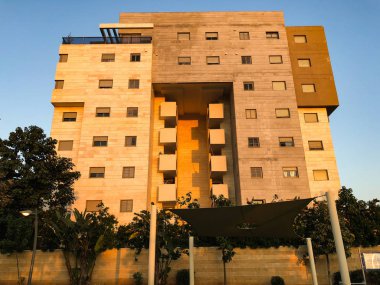 Rishon Le Zion, İsrail-23 Nisan 2018: yüksek konut bina Rishon Le Zion, İsrail.