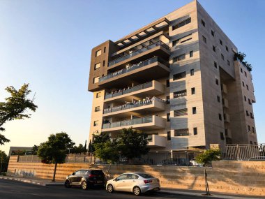 Rishon Le Zion, İsrail-23 Nisan 2018: yüksek konut bina Rishon Le Zion, İsrail.