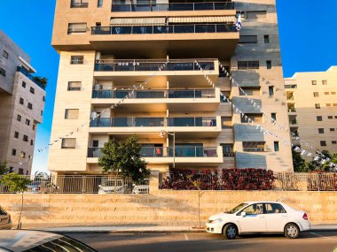Rishon Le Zion, İsrail-23 Nisan 2018: yüksek konut bina Rishon Le Zion, İsrail.
