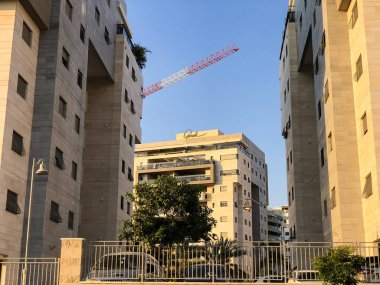Rishon Le Zion, İsrail-23 Nisan 2018: yüksek konut bina Rishon Le Zion, İsrail.
