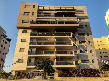 Rishon Le Zion, İsrail-23 Nisan 2018: yüksek konut bina Rishon Le Zion, İsrail.