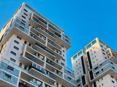 Rishon Le Zion, İsrail-23 Nisan 2018: yüksek konut Rishon Lezion, İsrail'de bina.