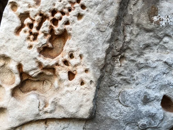 Fechar a parede de pedra natural. Textura da parede de pedra — Fotografia de Stock