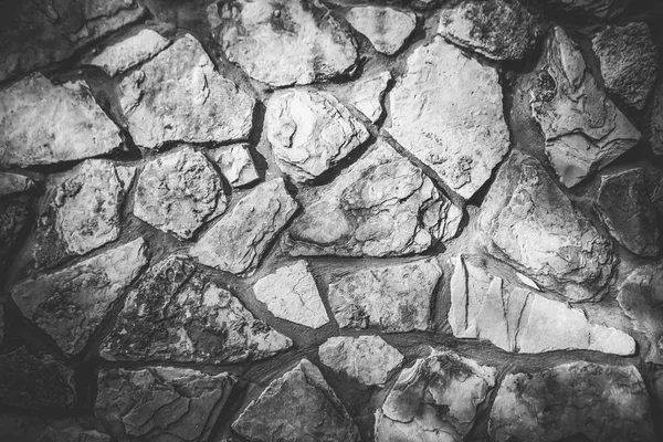 Nahaufnahme der Natursteinmauer. Textur der Steinmauer — Stockfoto