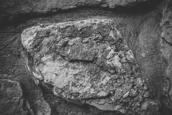 Primo piano del muro di pietra naturale. Struttura della parete di pietra — Foto Stock