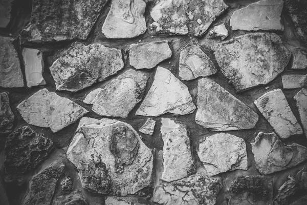 Nahaufnahme der Natursteinmauer. Textur der Steinmauer — Stockfoto